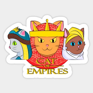 Cat of Empires Sticker